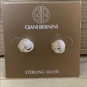 Twisted love knot earrings